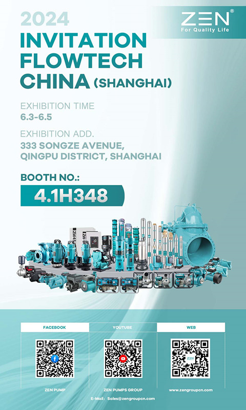 Visit ZEN PUMP at Flowtech China 2024!